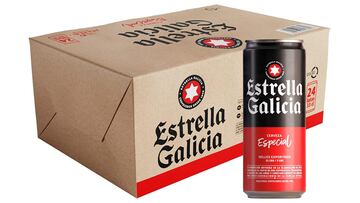 'Pack' de cerveza Estrella Galicia barata.