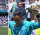 ¿Por qué se va? El Bernabéu rendido a Keylor en su adiós