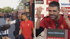 Arquero español estalla contra un periodista: "Hijo de puta..."