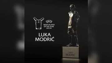 Modric: mejor jugador de la Champions League 2017/2018