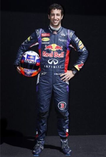 Daniel Ricciardo del equipo Red Bull.