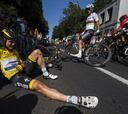 La caída del maillot amarillo en la sexta etapa