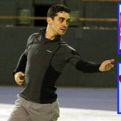 Javier Fernández ayuda en la subasta para el equipo español