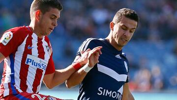 Borré juega su primer partido como titular con el Atlético