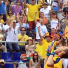 Giraldo vence en cinco sets y gana primer punto en Davis