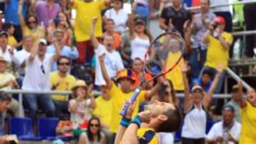 Santiago Giraldo gana el primer duelo frente a Jap&oacute;n en la Copa Davis