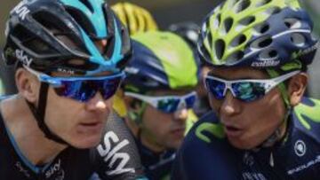 Christopher Froome y Nairo Quintana