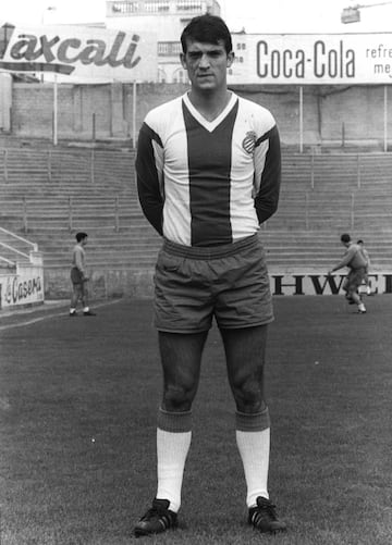 Con el Espanyol jugó desde 1968 hasta 1975.