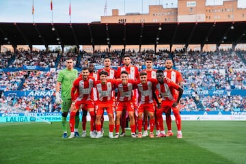 Once del Almería en Zaragoza.