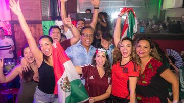 Miami también celebró el triunfo mexicano ante Corea