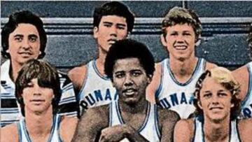 <b>PASADO Y FUTURO. </b>El joven "Barry O' Bomber" de Punahou, en 1979, es hoy el presidente número 44.