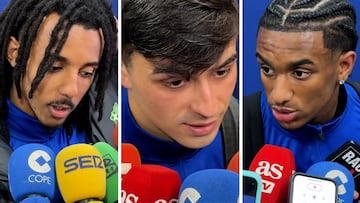 Les preguntan por el triplete y lo que dicen sobre el Real Madrid explica todo: Pedri, Balde y Kound¨¦