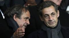 Platini con Sarkozy.