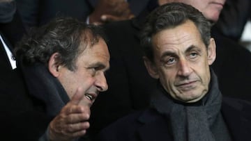 Platini con Sarkozy.