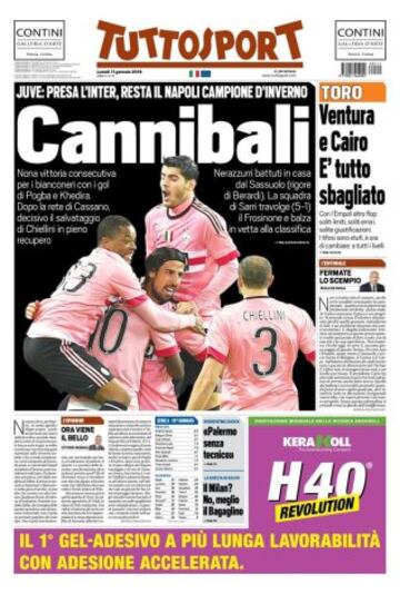 Portadas de la prensa mundial