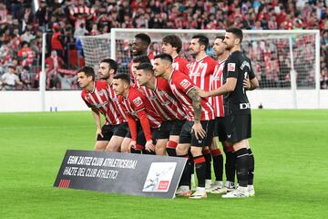 Formación inicial del Athletic Club.