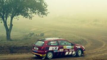 El Honda Civic con el que M&aacute;rquez ha sido octavo en las 4 Horas off road de Lleida.