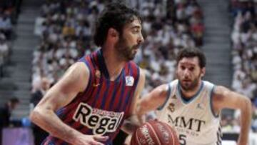 Juan Carlos Navarro, durante el segundo partido de la Final ACB.