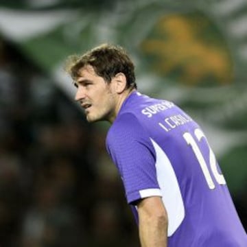 Casillas, con el Oporto ante el Sporting de Portugal.