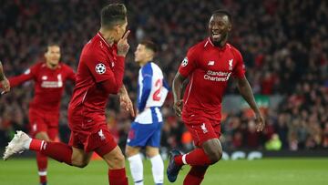 Liverpool beat Porto 2-0 in the Champions League quarter-final first leg