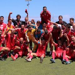 La UD Tamaraceite tira de fe y sella su ascenso a Segunda B