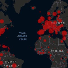 Mapa del coronavirus en el mundo, en tiempo real hoy, 25 de abril: casos y muertos