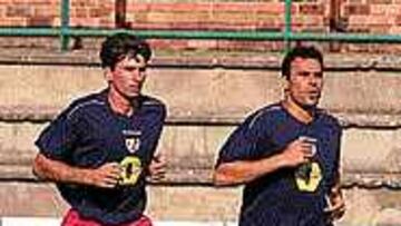 PRECAUCIONES. Arteaga y Quevedo hacen carrera continua.