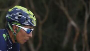 Nairo se alista para el lunes que tambi&eacute;n tiene meta en la monta&ntilde;a.