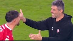 Independiente acababa de eliminar a Boca y Loyola hizo esto con su DT, mientras Riquelme sufría: ¡locura!