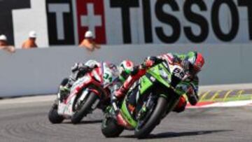 Sykes y Giugliano, en la Carrera 1.