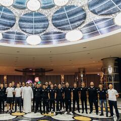 El UAE, agasajado en su stage en los Emiratos Árabes