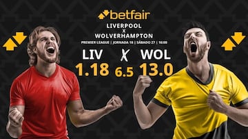 Liverpool vs. Wolverhampton: horario, dónde ver, pronósticos y clasificación