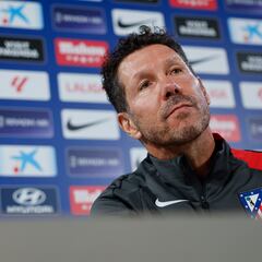 Simeone: “¿Afecto? Soy yo el que tengo que seguir dándole a la gente lo que espera del equipo”