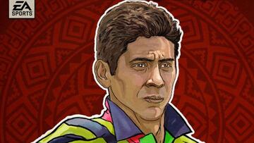 As&iacute; luce la tarjeta de Jorge Campos en FIFA 22