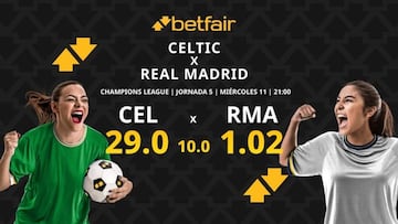 Celtic FC vs. Real Madrid Femenino: horario, TV, pronóstico, estadísticas y clasificación