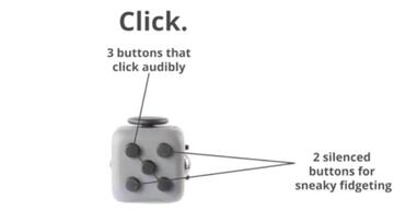 Fidget Cube. Im&aacute;gen :YouTube