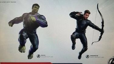 Nuevos artes filtrados de Vengadores 4 y Capitana Marvel