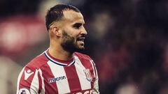 El futbolista canario Jesé Rodríguez en un partido con el Stoke City.