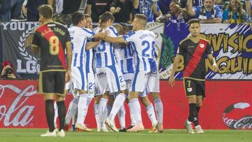 06/10/18 PARTIDO DE PRIMERA DIVISION LEGANES RAYO VALLECANO ALEGRIA CARRILLO PIÑA GRUPO ALEX MORENO