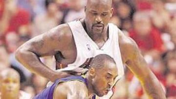<b>ENEMIGOS ÍNTIMOS. </b>Shaq y Kobe: cercanía física, enemistad sideral.