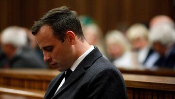 Oscar Pistorius during the hearing at the High Court in Pretoria.