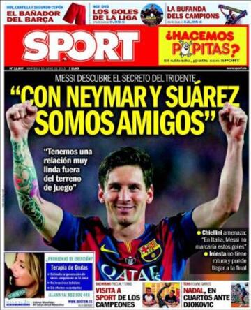 Portadas de la prensa deportiva