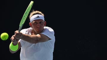 Alejandro Davidovich Fokina, contra Constant Lestienne en el Open de Australia.