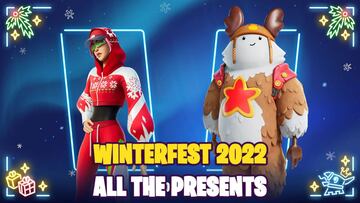 Winterfest 2022 event in Fortnite: free outfits and all the gifts