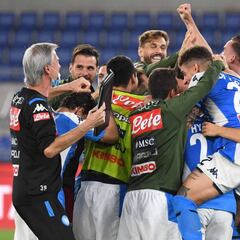 David Ospina, campeón de la Copa Italia con Napoli