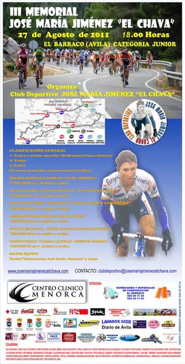 Con Chava Jiménez en la retina