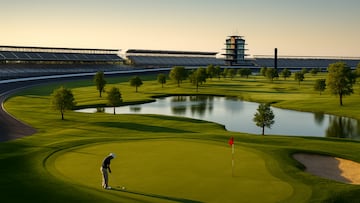 Brickyard Crossing Golf Course artistic impression