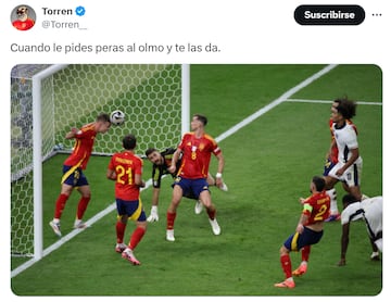 Los mejores memes de la final entre España e Inglaterra