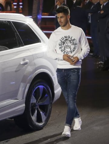 Los looks más llamativos de los jugadores del Real Madrid en el acto de Audi