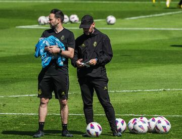 Pablo Álvarez y José Alberto también formaron tándem en el banquillo del Mirandés.